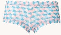 Hanky Panky What The Hex Shorty mit grafischem Print Seegrün L