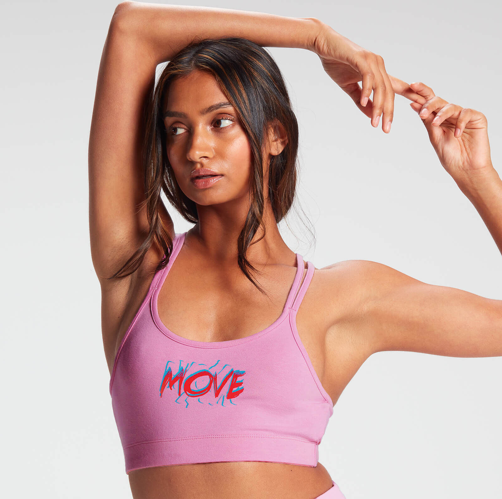 MP Women's Retro Move Sports Bra - Pink - M