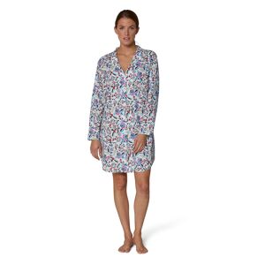 Madeleine Sleepshirt crème / taubenblau / multicolor 48