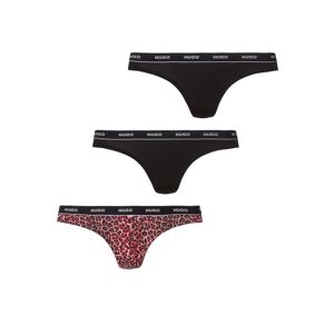 HUGO String »TRIPLET THONG DESIGN«, (Set, 3 St., 3), mit Logobund Open Pink695  XL (42)