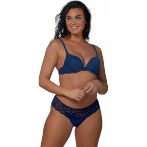 After Eden String »Daisy«, mit breitem Spitzenrand Dark bleu  S