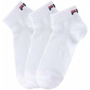 Fila Kurzsocken, (3 Paar), mit Logostickerei weiss  39-42