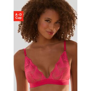 LASCANA Bralette, ohne Bügel aus einzigartiger Spitze, Dessous pink  70