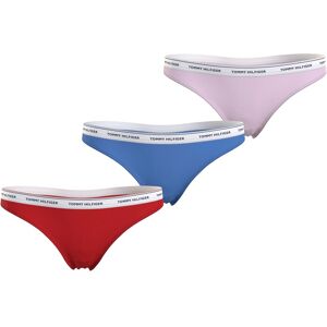 Tommy Hilfiger Underwear Slip »3 PACK THONG (EXT SIZES)«, (Packung, 3er), mit... Fierce Red/Blue Spell/Pearly Pink  XXL (46)