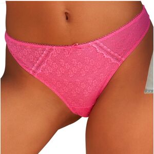 Vivance String, aus dezent transparenter Spitze pink  40/42