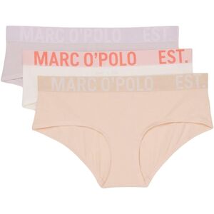 Marc O' Polo Panty, (3er Pack), mit Logobund orange-white-lilac  M