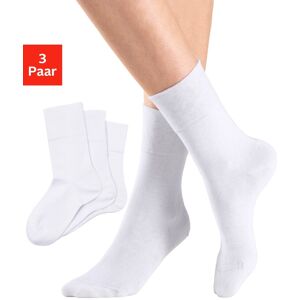 H.I.S Socken, (Set, 3 Paar), mit Komfortbund auch für Diabetiker geeignet 3 x weiss  35-38