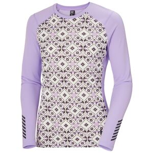 Helly Hansen Lifa Active Graphic Crew, Damen, lila