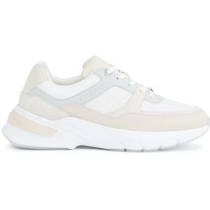 Calvin Klein Wedgesneaker »ELEVATED RUNNER - MONO MIX«, mit Kontrastbesatz an... ecru-weiss Größe 40