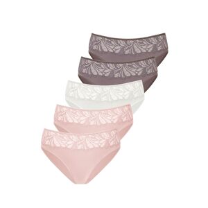 Vivance Jazz-Pants Slips, (Packung, 5 St.), aus elastischer Baumwoll-Qualität rosé, taupe, creme Größe 44/46