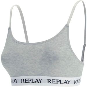 Replay Bralette »LADY CASUAL BRALETTE«, mit verstellbaren Spagettiträger hellgrau-meliert Größe S