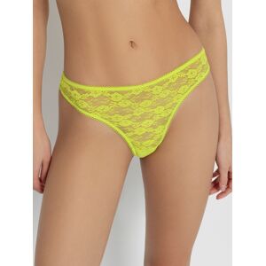 LSCN by LASCANA String, (1 St.), aus floraler Sptize lime punch Größe 48/50