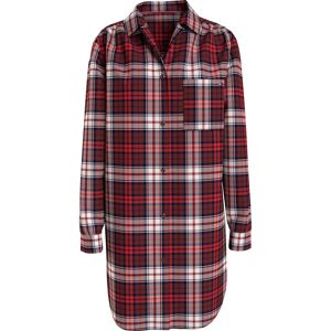 Tommy Hilfiger Underwear Nachthemd »SHIRT NIGHTDRESS FL (EXT SIZES)«, mit... Women_Apparel_Plaid_Red Größe XXL (48)