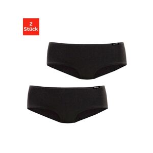 Skiny Panty »Advantage Cotton«, (Packung, 2 St.), Hüfthoch geschnittener Slip schwarz Größe 38