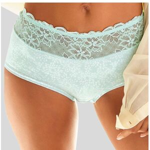 Nuance Panty, mit floralem Spitzenbund mint-weiss Größe 48/50