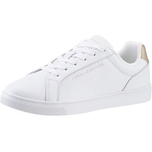 Tommy Hilfiger Sneaker »ESSENTIAL CUPSOLE SNEAKER«, weich gepolstertem... weiss-goldfarben Größe 35