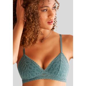 s.Oliver Bralette »Clarissse«, ohne Bügel aus feiner, floraler Spitze ohne... petrol Größe 44