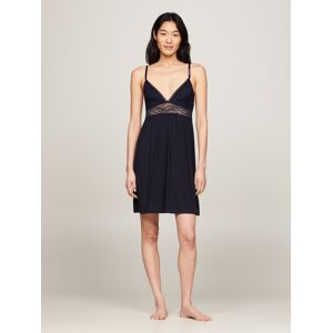 Tommy Hilfiger Underwear Nachthemd »NIGHTDRESS«, mit Spitze, verstellbare Träger Desert Sky Größe L (40)