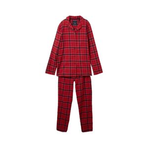 TOM TAILOR Damen Pyjama mit Karomuster, rot, Karomuster, Gr. L/40