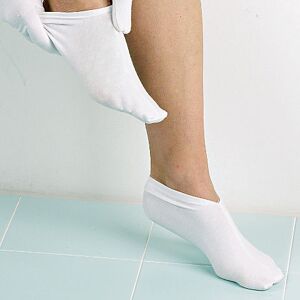 Baumwoll-Socken 1 Paarweiss;