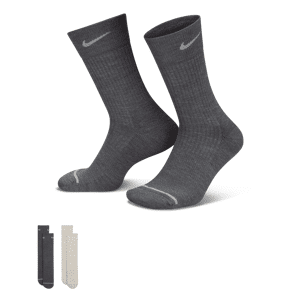 Nike Everyday Wool gepolsterte Crew-Socken (2 Paar) - Multi-Color - 46-50
