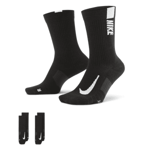 Nike MultiplierCrew-Socken (2 Paar) - Schwarz - 38-42