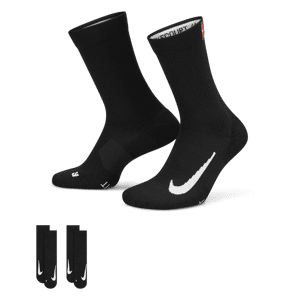 NikeCourt Multiplier CushionedTennis-Crew-Socken (2 Paar) - Schwarz - 34-38