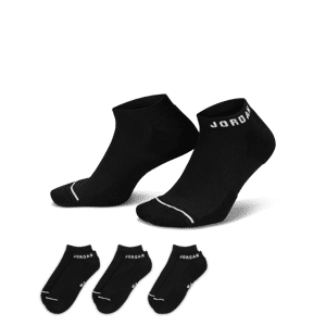 Jordan Everyday No-Show-Socken für jeden Tag (3 Paar) - Schwarz - 42-46