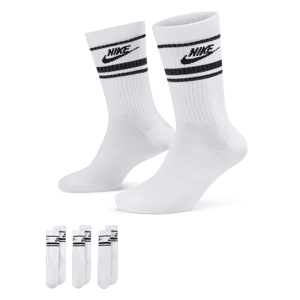 Nike Sportswear Dri-FIT Everyday Essential Crew-Socken (3 Paar) - Weiß - 38-42