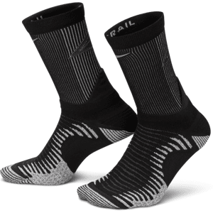 Nike Dri-FITTrail Crew Laufsocken - Schwarz - 38.5-40.5