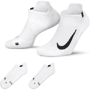 Nike MultiplierNo-Show-Laufsocken (2 Paar) - Weiß - 46-50