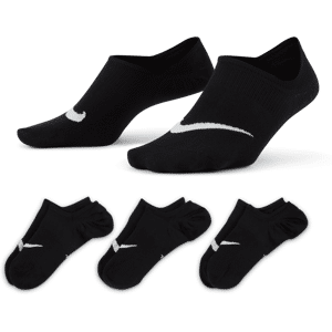 Nike Everyday Plus Lightweight Trainings-Footie-Socken für Damen (3 Paar) - Schwarz - 42-46