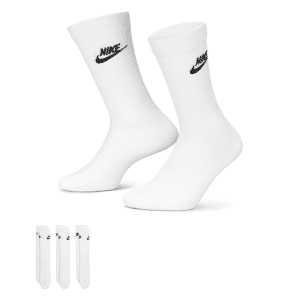 Nike Sportswear Everyday EssentialCrew-Socken (3 Paar) - Weiß - 38-42