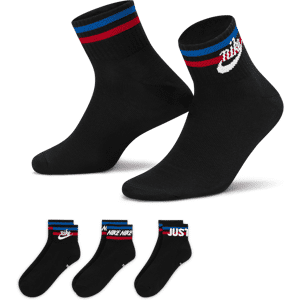 Nike Everyday Essential Knöchelsocken (3 Paar) - Schwarz - 46-50