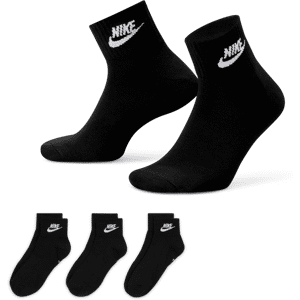 Nike Everyday EssentialKnöchelsocken (3 Paar) - Schwarz - 42-46