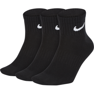 Nike Everyday Lightweight Trainings-Knöchelsocken (3 Paar) - Schwarz - 46-50