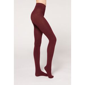 Calzedonia Strumpfhose aus weichem Modal-Kaschmir-Gemisch Frau Rot Größe L