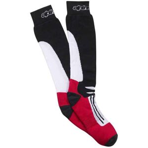 Alpinestars Racing Road Socken S M Schwarz Rot