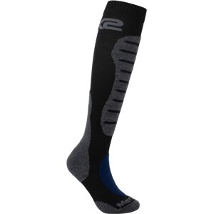 SIXS MOT2 Merinos Socken 40 41 42 43 Schwarz Grau