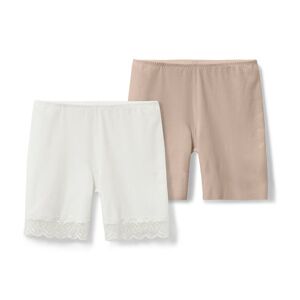 Tchibo - 2 Radler-Shorts - Beige - Gr.: XL Baumwolle 1x XL 48/50 female