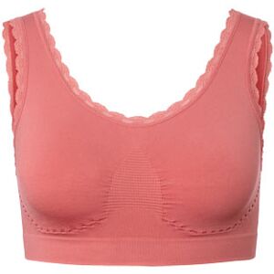 Tchibo - Seamless-Bustier - Apricot - Gr.: L Polyamid  L 44/46 female