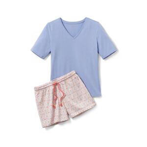 Tchibo - Shorty-Pyjama - Hellblau - Gr.: XS Baumwolle  XS 32/34 female