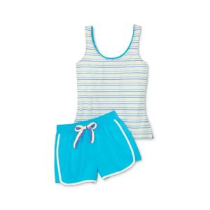 Tchibo - Shorty-Pyjama - Weiss - Gr.: L Baumwolle  L 44/46 female