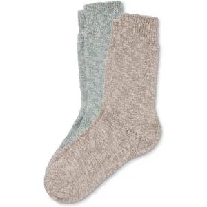 Tchibo - 2 Paar Stricksocken - Blau/Meliert - Gr.: 35-38 Baumwolle 1x 35-38 female