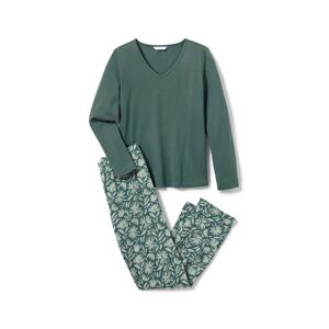 Tchibo - Pyjama - Dunkelgrün - Gr.: XL Polyester  XL 48/50 female