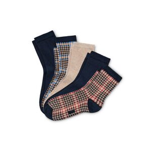 Tchibo - 5 Paar Socken - Dunkelblau/Meliert - Gr.: 35-38 Baumwolle 1x 35-38 female
