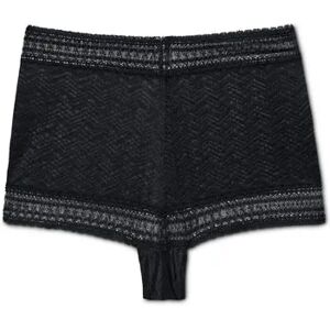 Tchibo - Spitzen-Panty - Schwarz - Gr.: M Polyamid  M 40/42 female