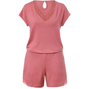 Tchibo - Jumpsuit-Pyjama - Rosé - Gr.: S Baumwolle  S 36/38 female