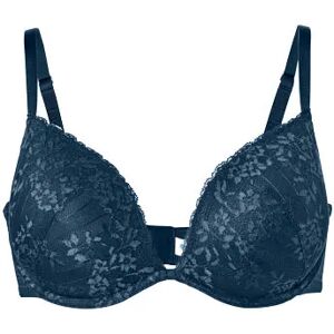 Tchibo - Push-up-BH mit Spitze - Dunkelblau - Gr.: 80B Polyester  80B female