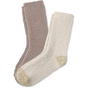 Tchibo - 2 Paar Kuschelsocken - Weiss - Gr.: 35-38 Polyester 1x 35-38 female